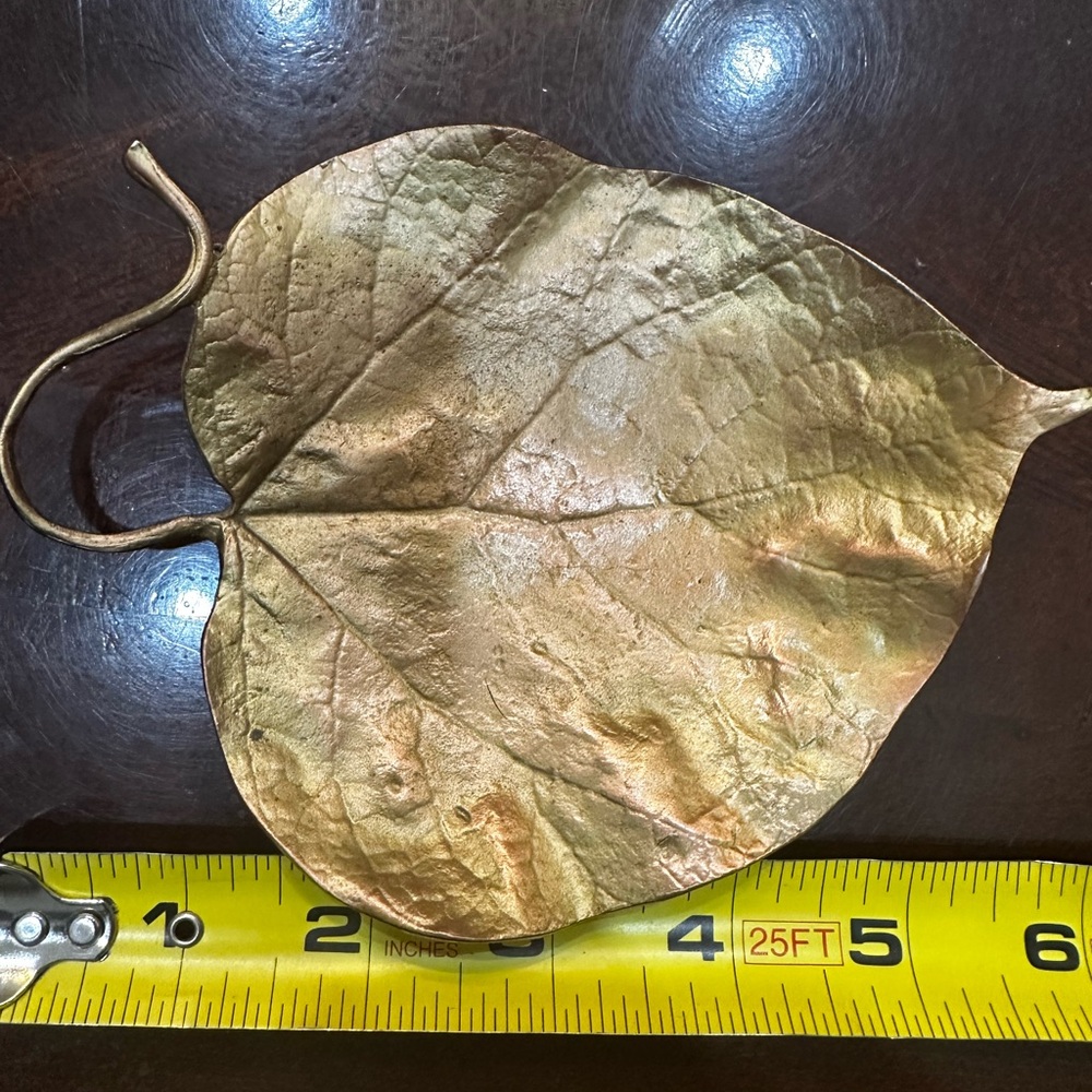 Michael Michaud table art leaf spoon rest